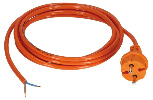 EGB Anschlussleitung PUR H05BQ-F 2x1mm² orange 3m