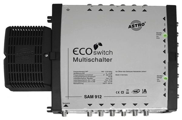 ASTRO Multischalter mit Netzteil SAM 912 Ecoswitch