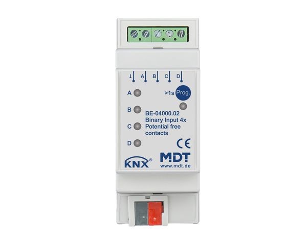 MDT Binäreingang BE-04000.02 4fach 2TE Ausführung potentialfrei