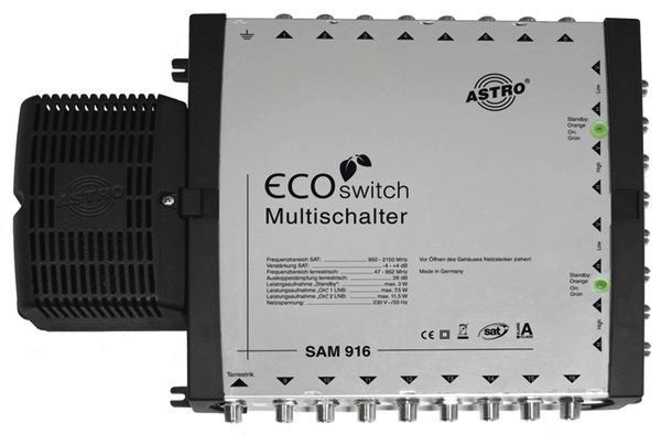 ASTRO Multischalter mit Netzteil SAM 916 Ecoswitch