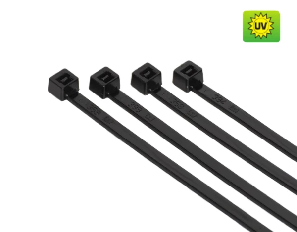 Kabelbinder 4,8 x 200 UV-beständig schwarz