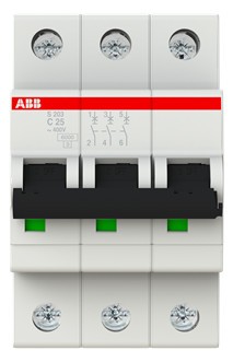 ABB S203-C25 Sicherungsautomat 3 Pol 25A