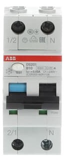 ABB DS201A-B10/0,03 FI/LS-Schalter B10A
