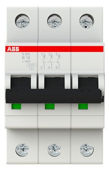 ABB S203-B10 Sicherungsautomat 3 Pol 10A