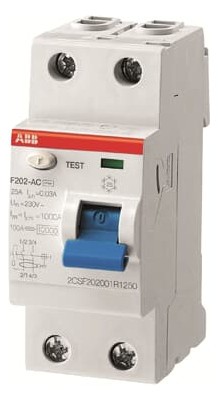 ABB F202A-40/0,03 FI-Schutzschalter 40A 30mA 2 Polig