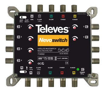 Televes Multischalter 5 in 6 Guss MS56C