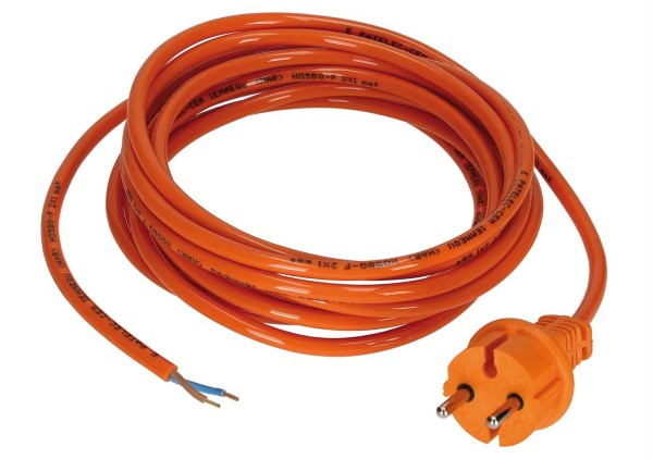 EGB Anschlussleitung PUR H05BQ-F 2x1mm² orange 5m