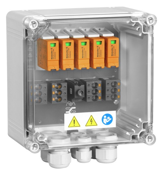 Weidmüller Generatoranschlusskasten PVN DC 2IN/1OUTx2 2MPPT SPD2R CG 1.1kV