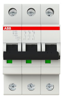 ABB S203-B25 Sicherungsautomat 3 Pol 25A