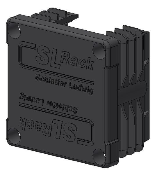 SL Rack Kunststoff-Endkappe RAIL 40 schwarz 94640-05