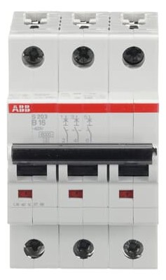 ABB S203-B16 Sicherungsautomat 3 Pol 16A