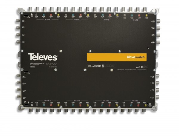 Televes MS1716C Multischalter 17 in 16 Guss NEVO