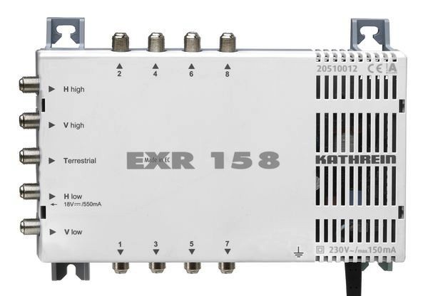 KATHREIN EXR 158 Multischalter 5 auf 8 mit Netzteil